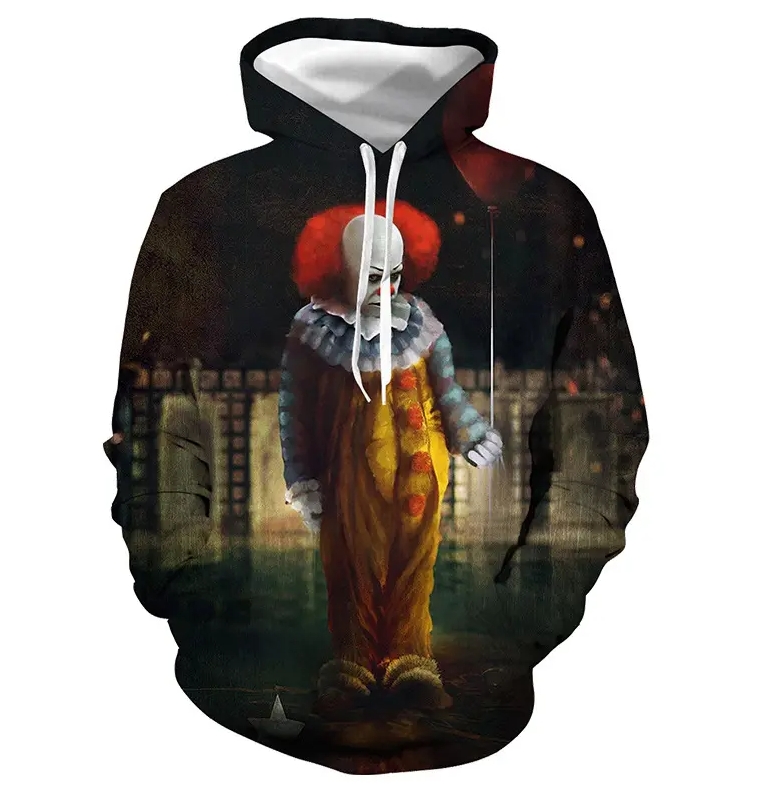 The Joker Printing Men Hoodie Pullover Autumn Winter Men Hoodies Sweatshirts