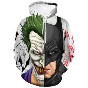 Fashion Hip Hop Hoodie Tracksuit Sets Funny Clown 3D Printed Halloween Hooded Sweater Sweatpants Casual Jacket Men's Clothing