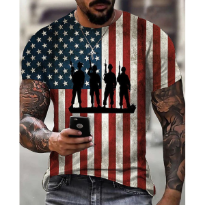 Digital Printing Short Sleeve 3D Printing Men Jerseys Tops 3d Shirt Tees