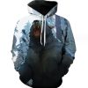 (Polar Bear)3D printed Sublimate Hoodie sweater