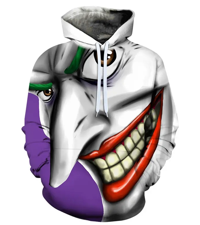 3D Printed Hoodies for Men High Quality Oversize Pullover