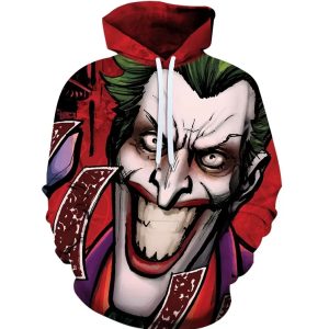 (The Joker)3D Printed Hoodies for Men High Quality Oversize Pullover