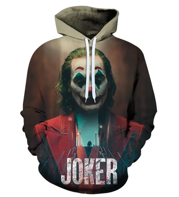 (The Brown Joker)High Quality Pullover Hoodies For Men Sublimation Hoodies