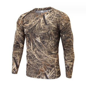 Camouflage Quick Dry Round Neck Shirt