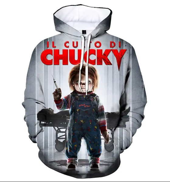 3d Digital Printing Sweater Full Zipper Cosplay Peripheral Hoodie Sweatshirt Pullover