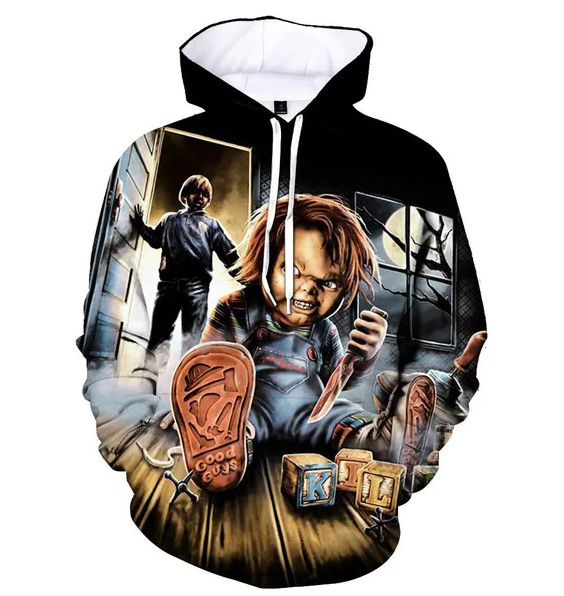 The Joker 3D Printing Hoodies Men 3d Pull Over Hoodies Baseball Shirt