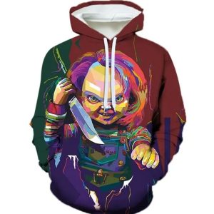 Polyester Hoodie 3D Printing Oversized Hoodie Men Sweatshirt Unisex(The Joker)