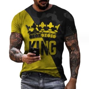 T-Shirt Round neck Graphic Shirts for men