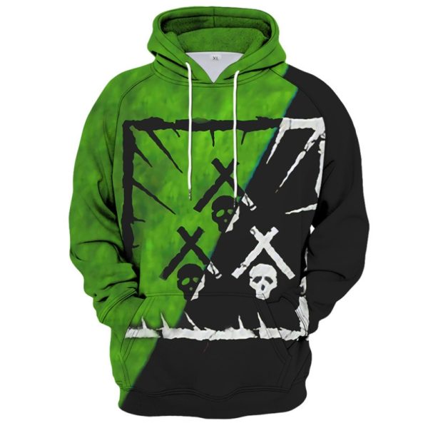 Pullover Sweatshirts Custom X Smile 3D Sublimation Print Hoodie