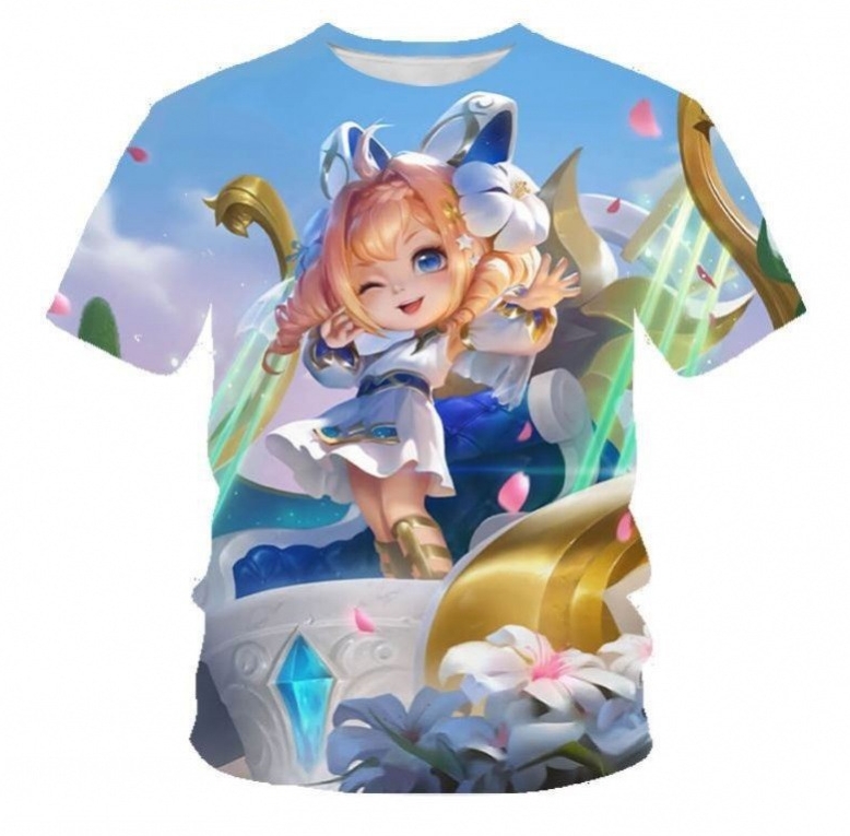 Summer Japanese manga anime character T-shirt 100% polyester mesh fabric 3d printed t-shirts