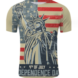 Hot Sale Usa American Flag 3d Muscle Shirt Patriotic T-shirt Men 3d Printed Shirts