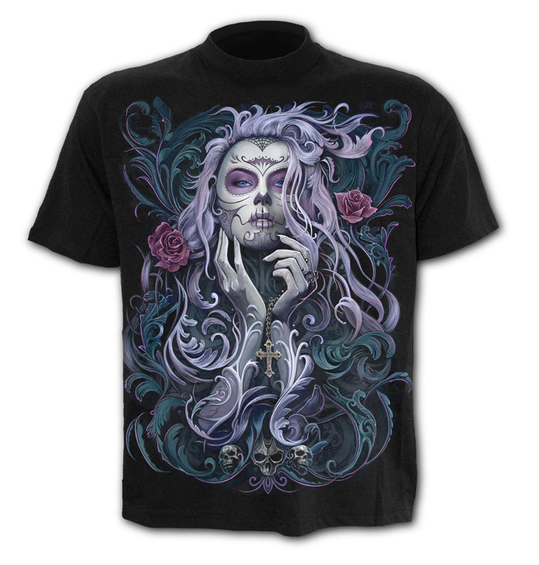 Men's Street Horror Beauty Short Sleeve Print Personality Fashion Fashion Premium T-Shirt For Man