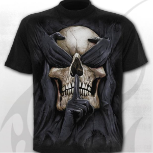 new hot 3D skull print men's casual T-shirt short-sleeved